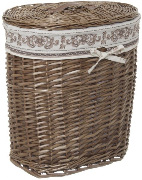 Кошик плетений з текстилем 44х30х48 см HQ13-52CD-2 