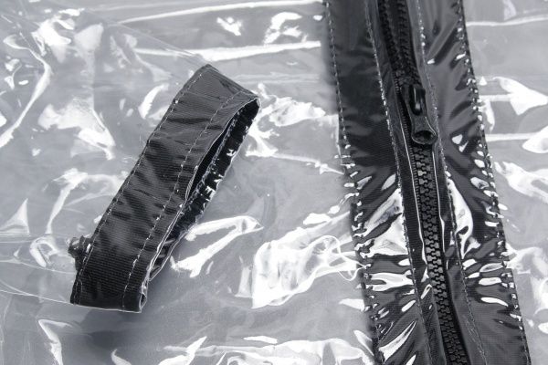 Дождевик Drydope с черной лентой р.140 прозрачный 020-г/д4 