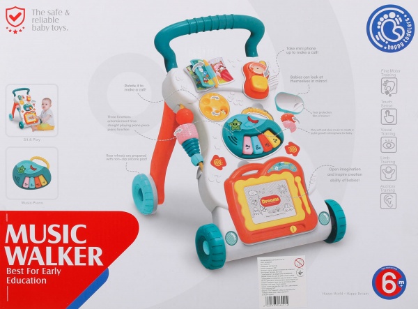 Каталка-ходунок Hang Wing музыкальная 46х11х34 см HW19042146