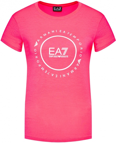 Футболка EA7 T-SHIRT 3KTT22-TJ1TZ-1427 р.S малиновий