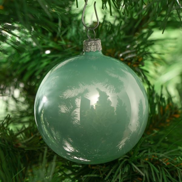 Куля скляна d100 однотонна опал