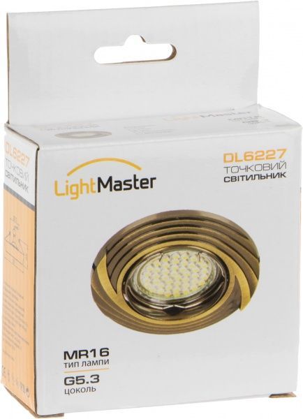 Светильник точечный LightMaster GU5.3 хром DL6227 хром 