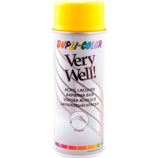 Емаль аерозольна Dupli-Color Very Well RAL 1021 жовтий глянець 400 мл