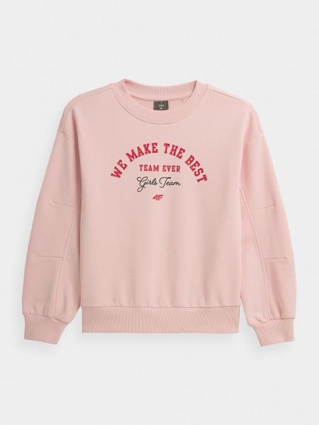 Світшот 4F J4Z21-JBLD206-56S р. 134 рожевий