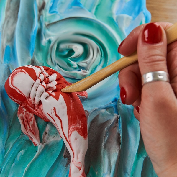 Набір для створення об'ємної картини Карпи Коі 30х40 см 10002 OKTO 