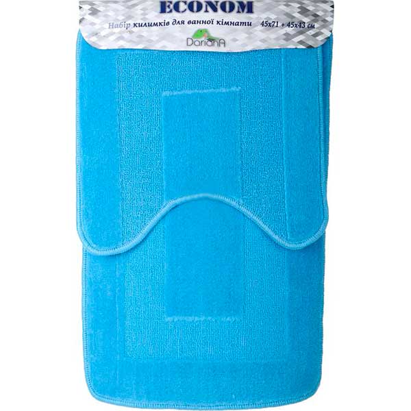 Набір килимків Dariana Econom JD 661 блакитний