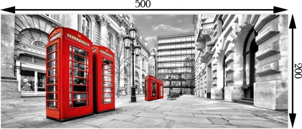 Плитка Tiger Цементо Лондон-1 Telephone 20х50 