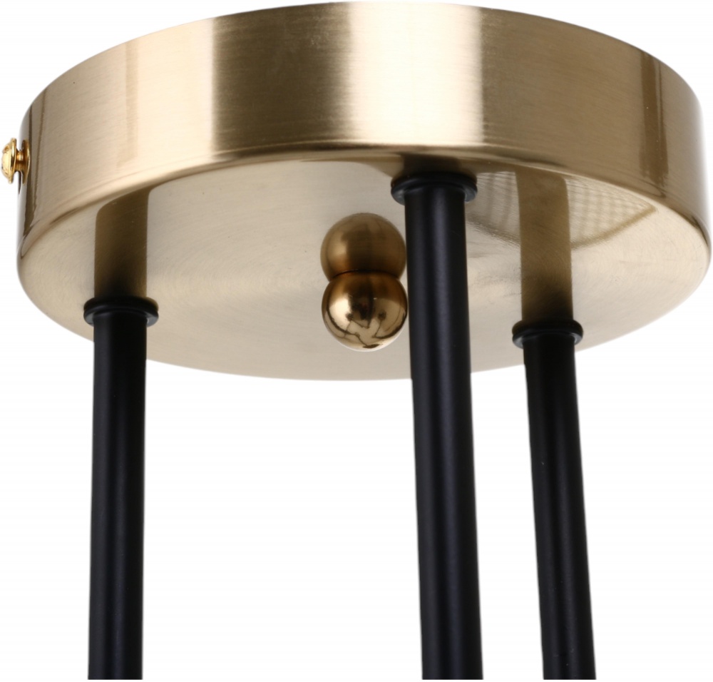 Люстра Sensio Ruan 6x40 Вт E14 черный с золотистым LS-74690/6B-E1440W