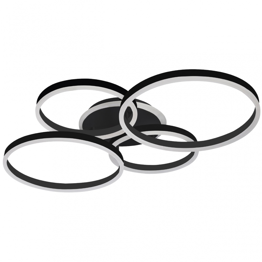 Люстра стельова NEW ARTIER March BK 110 Вт чорний