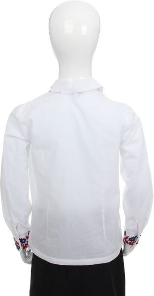 Вышиванка детская Эдельвика р.140 белый 89-19/09 