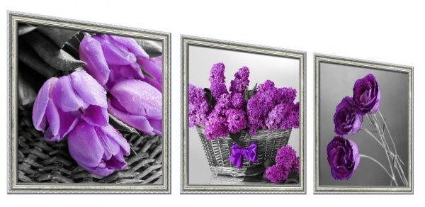 Картина модульная 29x86 см SvitArt TG-2 