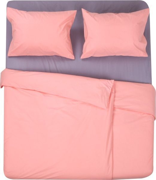 Комплект постельного белья Моно семейный розовый с серым La Nuit 