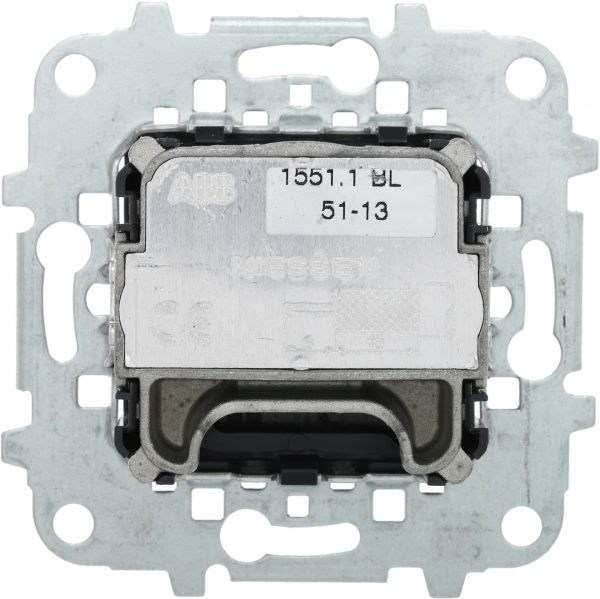 Розетка TV+R+SAT оконечная ABB Zenit серебряный N2251.7 PL Z