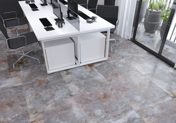 Плитка Golden Tile Metallica сірий 782520 60х60 