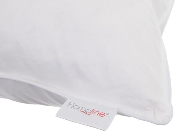 Подушка белая с кантом 50х70 см 5% пух Home Line