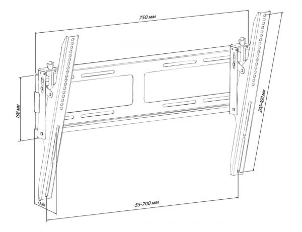 Крепление для телевизора KSL WM3N-B 42