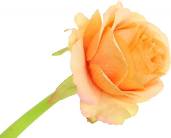 Ручка шариковая Роза оранжевая 