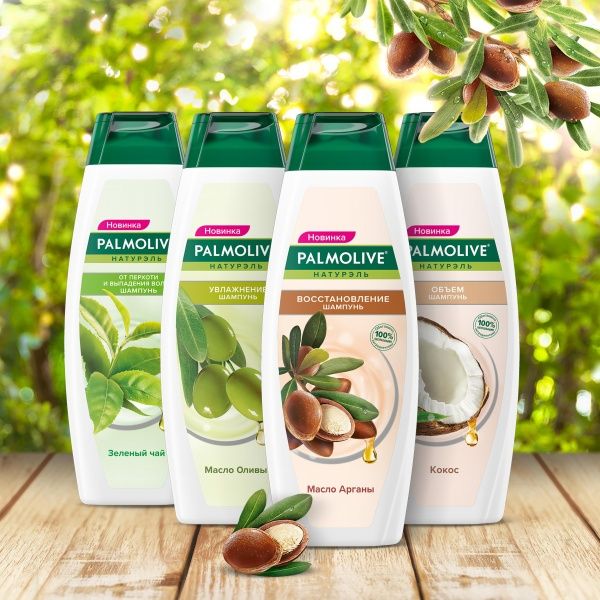Шампунь Palmolive Натурэль Восстановление с маслом арганы 380 мл