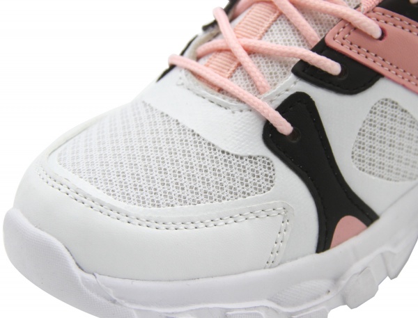 Кросівки для дівчинки UTSH-K5294 р.35 білий із рожевим 