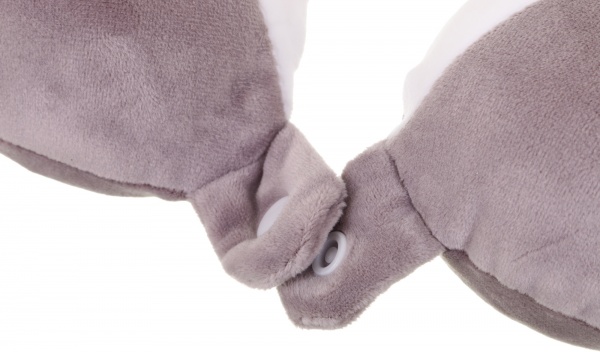 Подушка Bewalker Принцеса 28х28 см сірий BMPMIX0726/ neck pillow