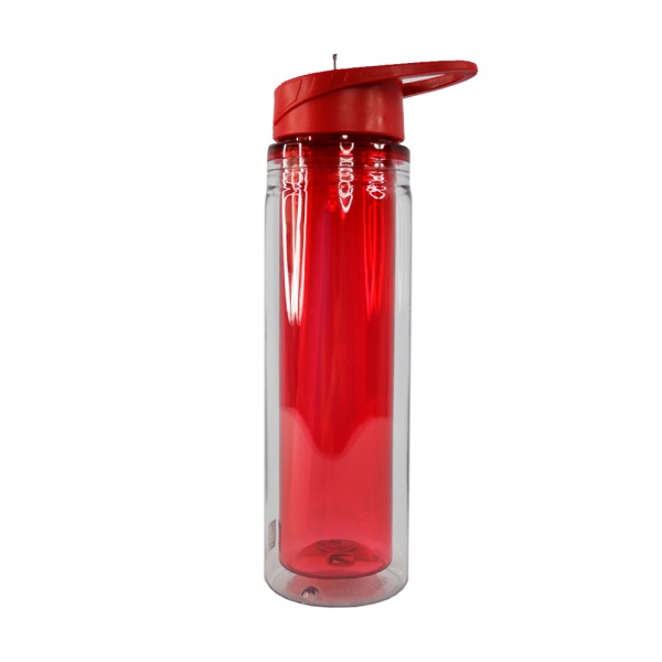 Пляшка Liquid 620 мл червоний Line Art