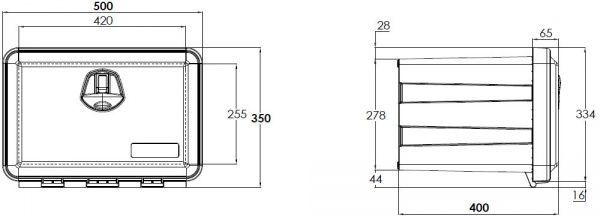 Ящик для инструментов Daken Just 500 81102000