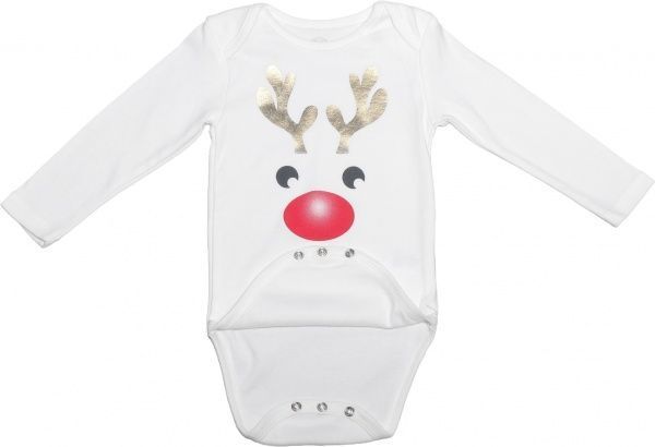 Боді Фламінго ясельні р.68 молочний 494-1006 