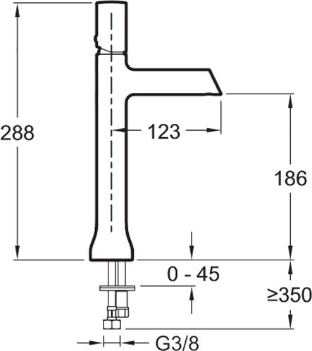 Смеситель для умывальника Jacob Delafon Toobi E8960-BN
