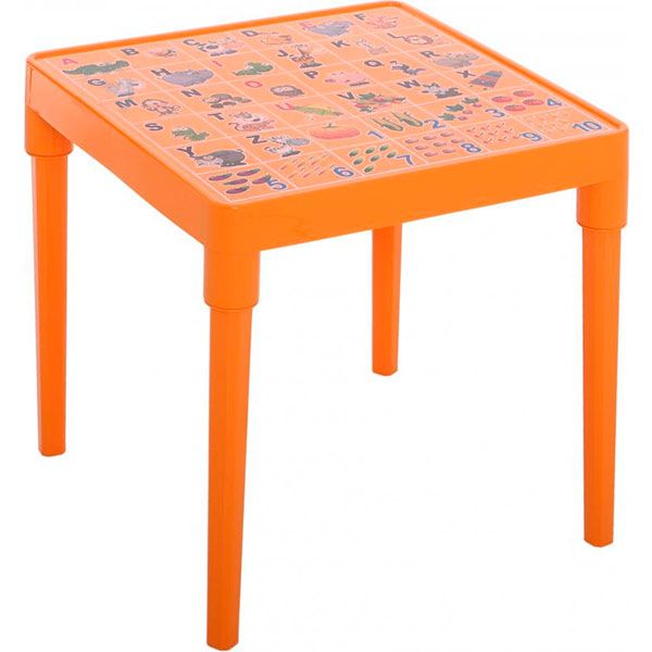 Стол Алеана Азбука английская оранжевый