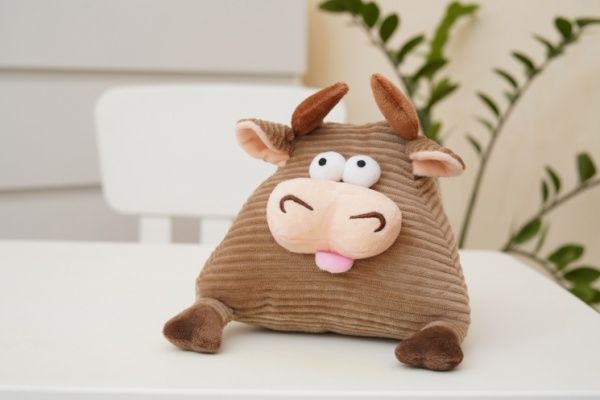 М'яка іграшка Same Toy Корова/Бик (коричневий) 16 см X1656/16A