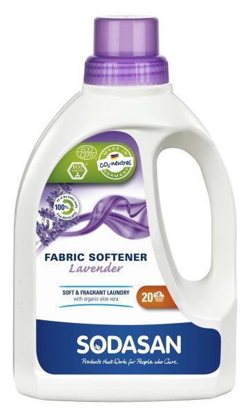 Кондиционер-ополаскиватель Sodasan Fabric Softener Лаванда для быстрой глажки 0,75 л