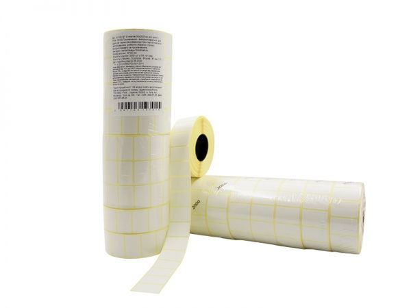 Этикетка термотрансферная TAMA 30x20 мм 2 тыс. полуглянец (вт41) 9 рулонов 
