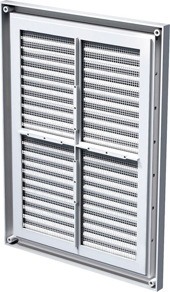 Решетка Вентс МВ 160с пластик белый 