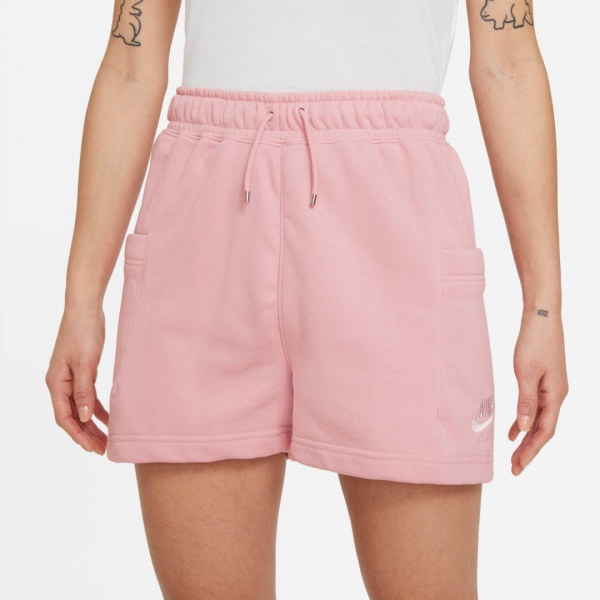 Шорты Nike W NSW AIR SHORT FLC HR DC5298-630 р. L светло-розовый