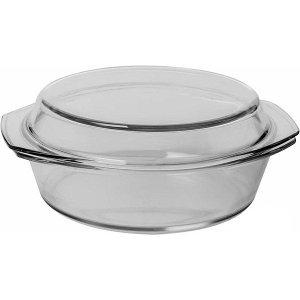 Кастрюля стеклянная Flamberg с крышкой 3 л