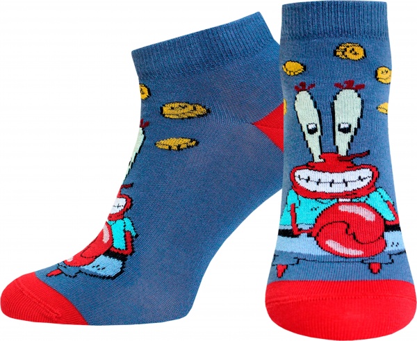 Шкарпетки чоловічі Брестские 2139 Spongebob (укорочені) 403 р.25 джинс