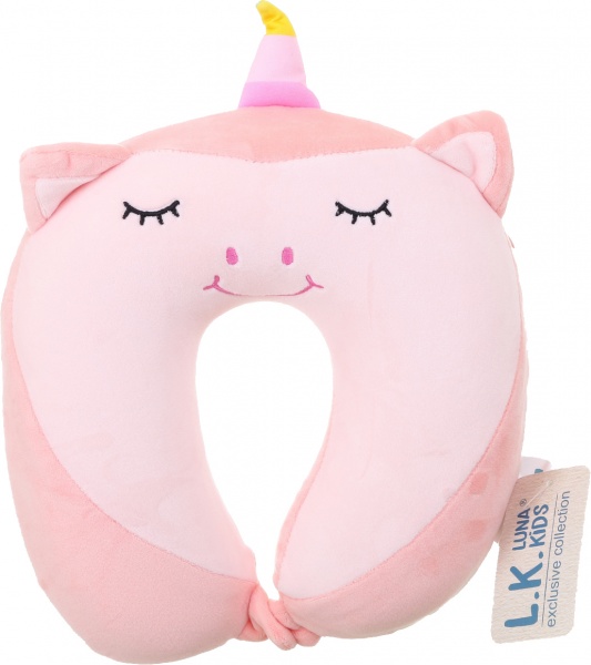 Подушка Bewalker Єдиноріг 28х28 см пудровий BMPMIX0717