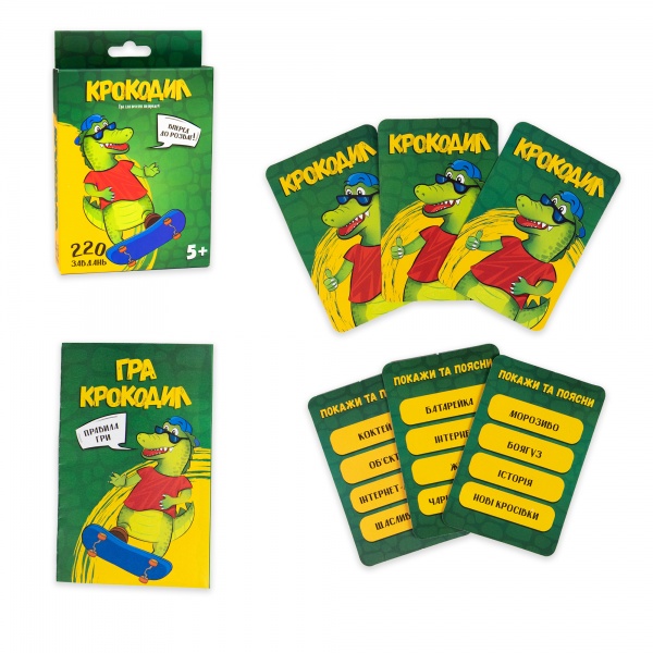 Гра настільна Strateg Крокодил 30339