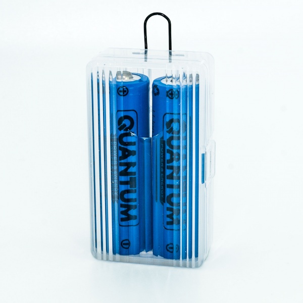 Аккумулятор Quantum Li-ion NCM18650 1500mAh 1С с клеммным выступом 18650 2 шт. (NCM18650TT/1500-PB2) 