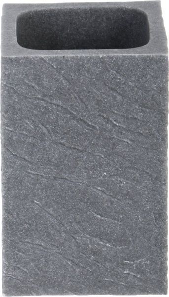 Стакан для зубных щеток Luna Rock серый