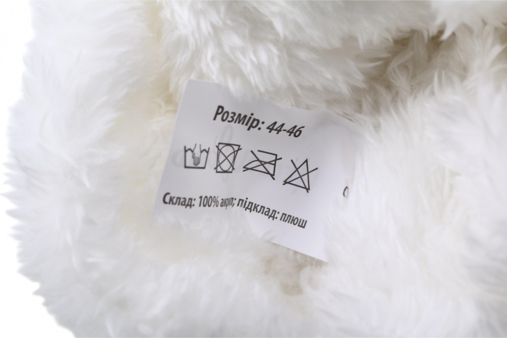 Шапка HW дитяча з мотузочками р.46-48 молочний