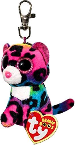 Игрушка-брелок TY Разноцветный леопард 35012 12 см 35012