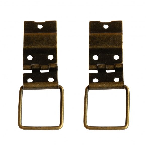 Петля декоративна стара латунь 18х40 мм 2 шт. 