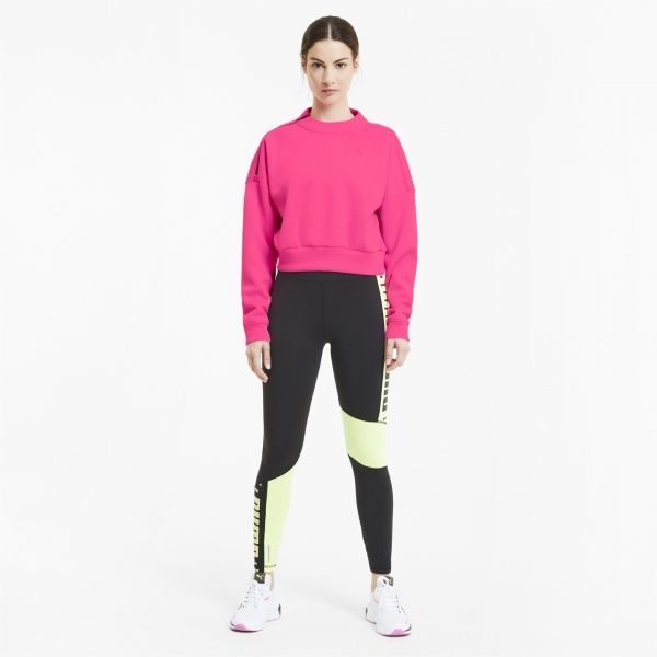 Джемпер Puma Train Zip Crew Sweatshirt 51948004 р. L розовый