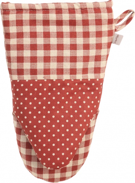 Прихватка Lucy Бордо горошок 21x36 см червоний La Nuit 
