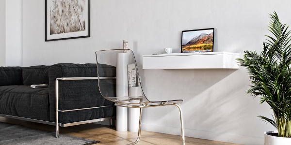 Стол-ящик Грейд Торино белый альба 802x128x320 мм