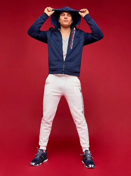 Джемпер Tommy Hilfiger FLEECE ZIP UP HOODY S20S200281401 р. M темно-синій