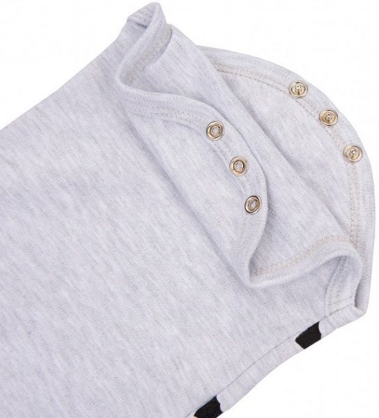 Комбинезон Фламинго р.62 меланж/черный Ворнер Бразерс 