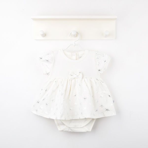 Боди Фламинго для девочек р.68 молочный 167-427 