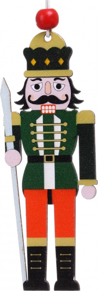 Декоративна підвіска Лускунчик 4,2x11,5 см 6014-119